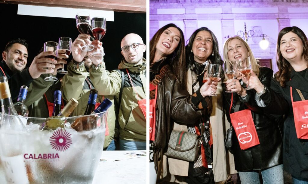 Pubblico, bicchieri di vino, Vibo Valentia